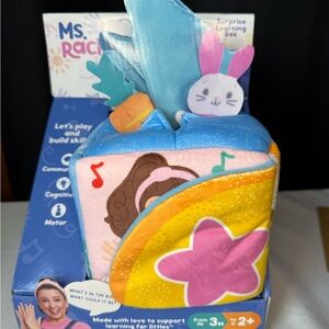 Ms. Rachel Surprise Learning Box - Blue, Pink, Yellow